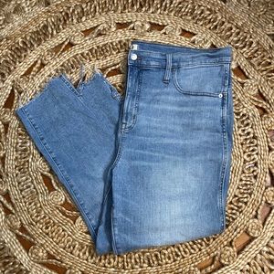 Madewell |  10”high rise skinny crop jeans